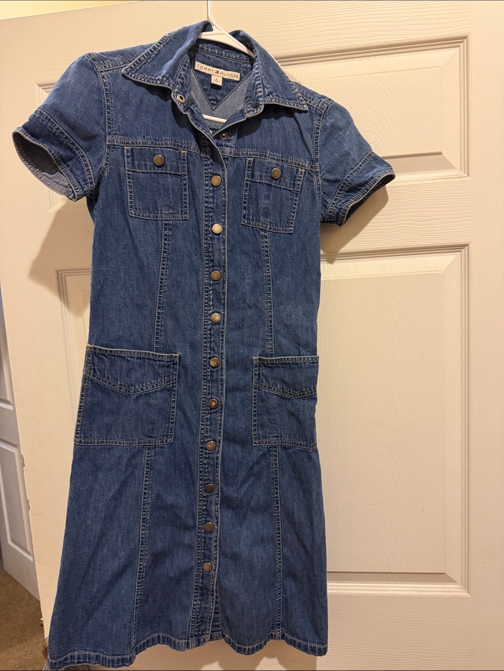 Tommy Hilfiger Denim Button-Front Dress